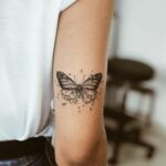 30 Ideas Butterflies Tattoo Designs for Women 24