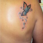 30 Ideas Butterflies Tattoo Designs for Women 32