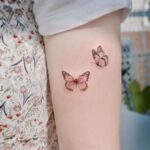 30 Ideas Butterflies Tattoo Designs for Women 34