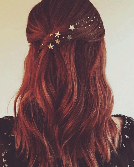 35 Creative Hairstyles for Christmas Party Ideas 03