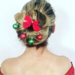 35 Creative Hairstyles for Christmas Party Ideas 34