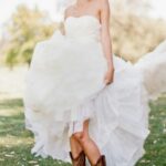 40 Elegant Short Dress With High Boots Ideas 13