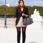40 Elegant Short Dress With High Boots Ideas 26