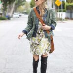 40 Elegant Short Dress With High Boots Ideas 36