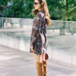 40 Elegant Short Dress With High Boots Ideas 40