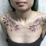 45 Ideas Tattoos for Women On They Chest 14