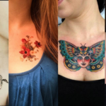 45 Ideas Tattoos for Women On They Chest