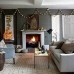 50 Adorable and Modern Christmas Living Room Decoration 02
