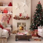 50 Adorable and Modern Christmas Living Room Decoration 19