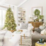 50 Adorable and Modern Christmas Living Room Decoration 40
