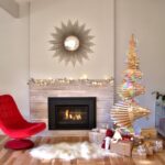 50 Adorable and Modern Christmas Living Room Decoration 44