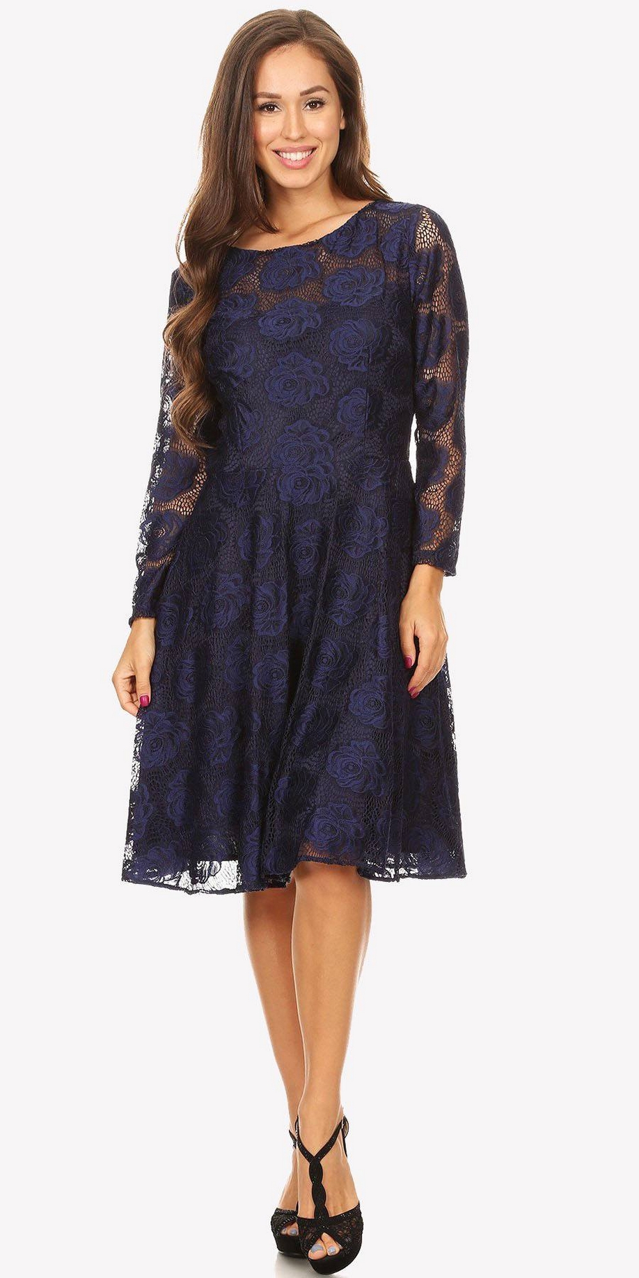 50 Elegant Wedding Guest Long Dresses Ideas With Long Sleeves 10