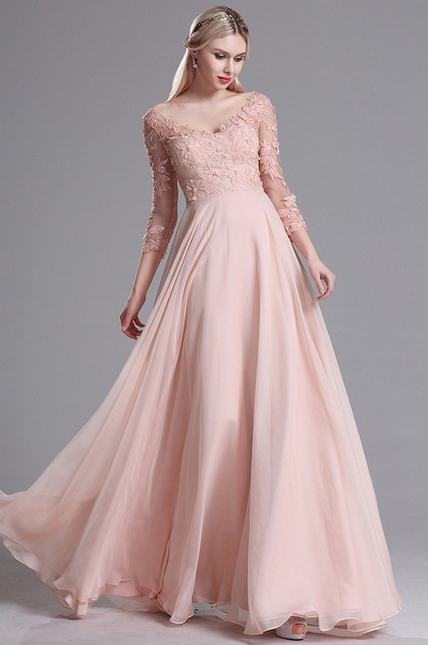 50 Elegant Wedding Guest Long Dresses Ideas With Long Sleeves 45