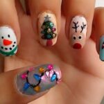 60 Easy and Simple Christmas Nail Designs Ideas 05