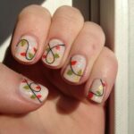 60 Easy and Simple Christmas Nail Designs Ideas 40
