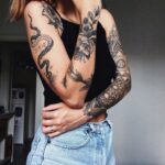 70 Stunning Sleeve Tattoo Designs Ideas For Women 64