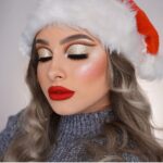 45 Adorable Christmas Makeup Ideas You Must Try 04