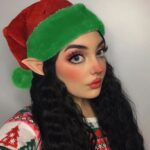 45 Adorable Christmas Makeup Ideas You Must Try 05