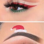 45 Adorable Christmas Makeup Ideas You Must Try 13