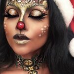 45 Adorable Christmas Makeup Ideas You Must Try 14