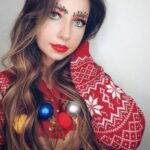 45 Adorable Christmas Makeup Ideas You Must Try 19