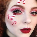 45 Adorable Christmas Makeup Ideas You Must Try 20