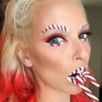 45 Adorable Christmas Makeup Ideas You Must Try 22