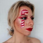 45 Adorable Christmas Makeup Ideas You Must Try 27