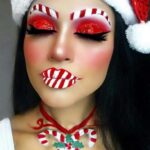 45 Adorable Christmas Makeup Ideas You Must Try 28