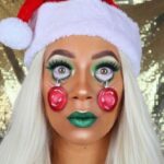45 Adorable Christmas Makeup Ideas You Must Try 31