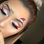 45 Adorable Christmas Makeup Ideas You Must Try 32