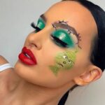 45 Adorable Christmas Makeup Ideas You Must Try 35