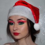 45 Adorable Christmas Makeup Ideas You Must Try 38