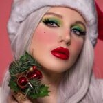 45 Adorable Christmas Makeup Ideas You Must Try 42