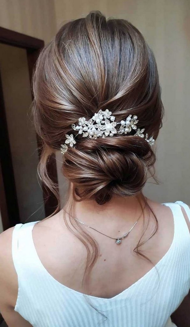 50 Gorgeous Wedding Updo Hairstyles for Long Hair 37 1