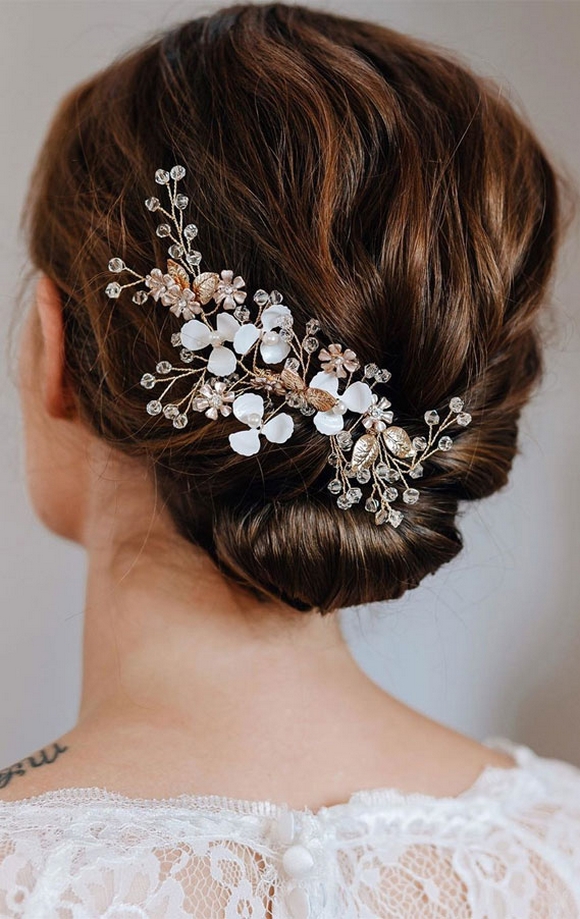 50 Gorgeous Wedding Updo Hairstyles for Long Hair 46 1