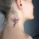 50 Stunning Neck Tattoos For Women Ideas 01