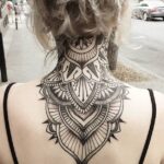 50 Stunning Neck Tattoos For Women Ideas 06
