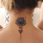50 Stunning Neck Tattoos For Women Ideas 08