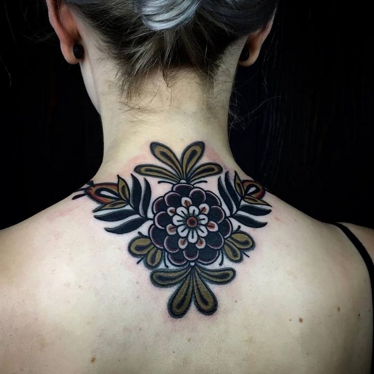50 Stunning Neck Tattoos For Women Ideas 25