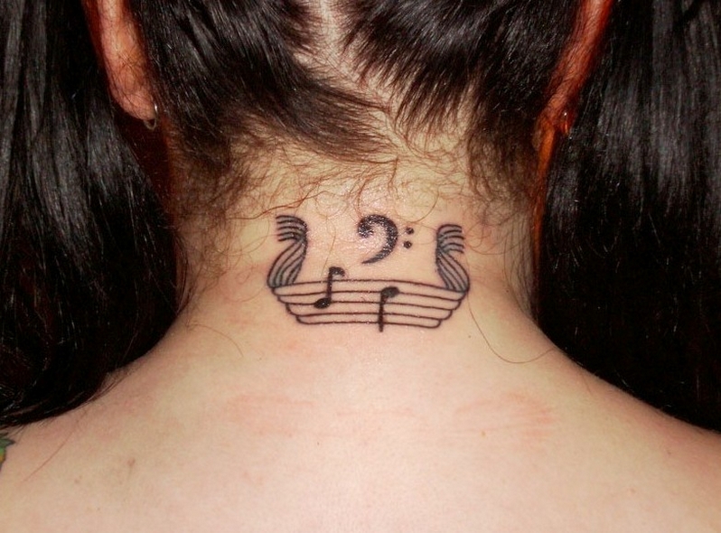 50 Stunning Neck Tattoos For Women Ideas 26