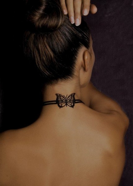 50 Stunning Neck Tattoos For Women Ideas 30