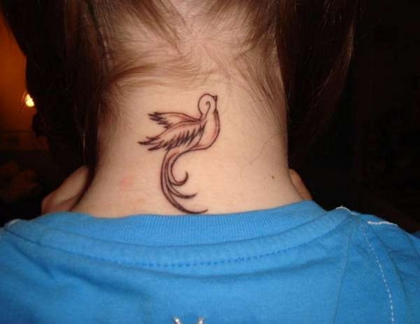 50 Stunning Neck Tattoos For Women Ideas 32
