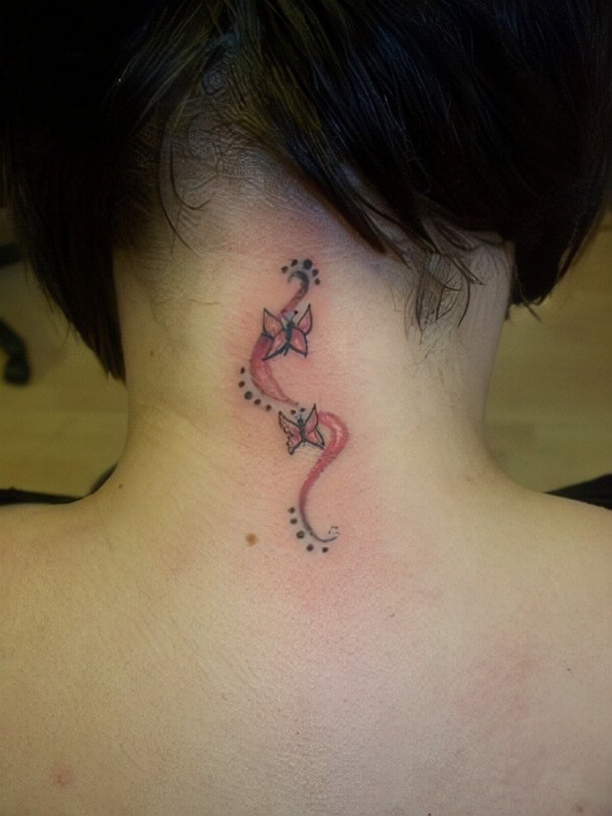 50 Stunning Neck Tattoos For Women Ideas 42