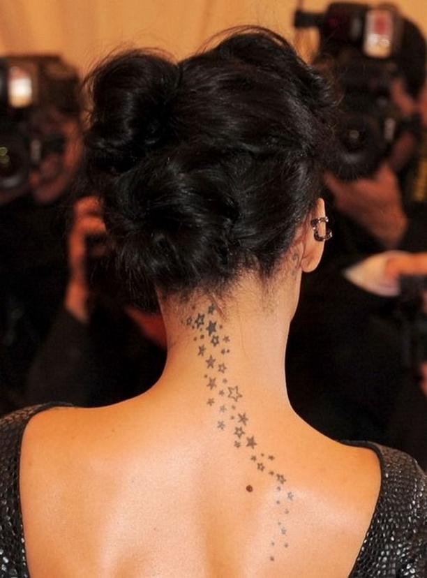 50 Stunning Neck Tattoos For Women Ideas 48