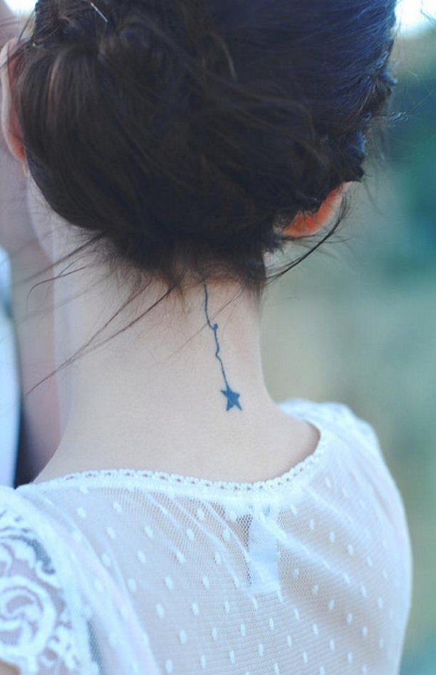 50 Stunning Neck Tattoos For Women Ideas 54