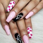 50 Gorgeous Valentine Acrylic Nail Ideas 05