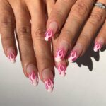 50 Gorgeous Valentine Acrylic Nail Ideas 18
