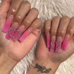 50 Gorgeous Valentine Acrylic Nail Ideas 20