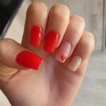 50 Gorgeous Valentine Acrylic Nail Ideas 21